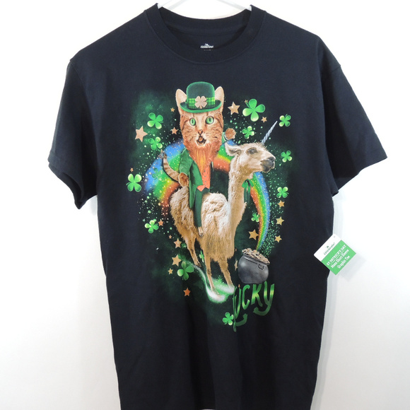Celebrate Mens Graphic Tee St Patricks Day NWT - Picture 1 of 5